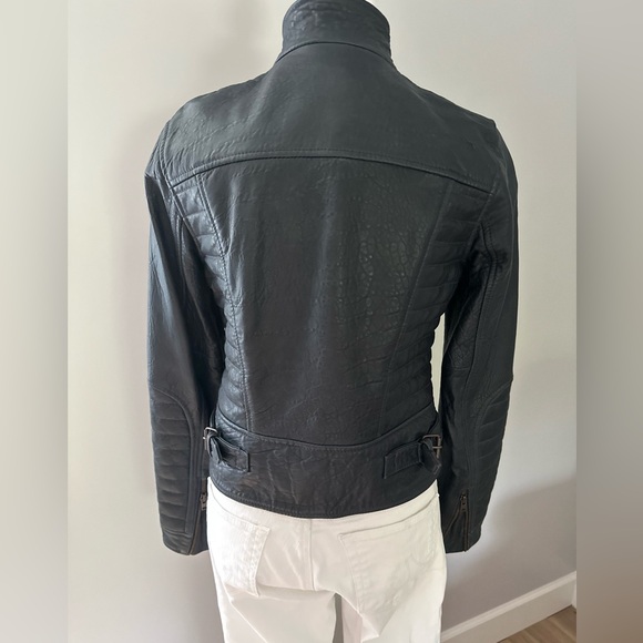 JCrew Midnight Blue Biker Jacket - Picture 4 of 14